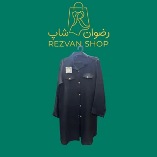 مانتو زنانه مشکی شانتون