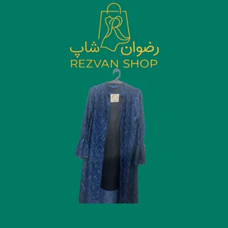 مانتو حریر طرح دار